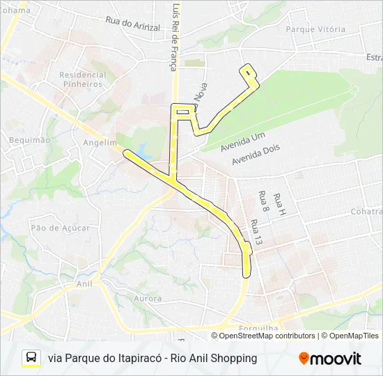 A897 IPEM TURU / TERMINAL COHAB Bus Line Map