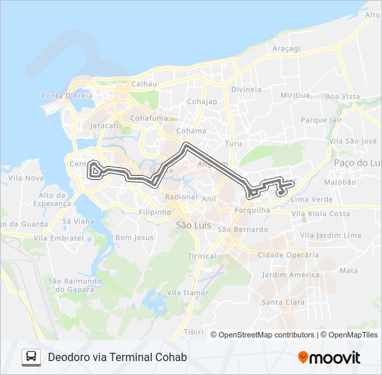 T091 ALVORADA / IPASE Bus Line Map
