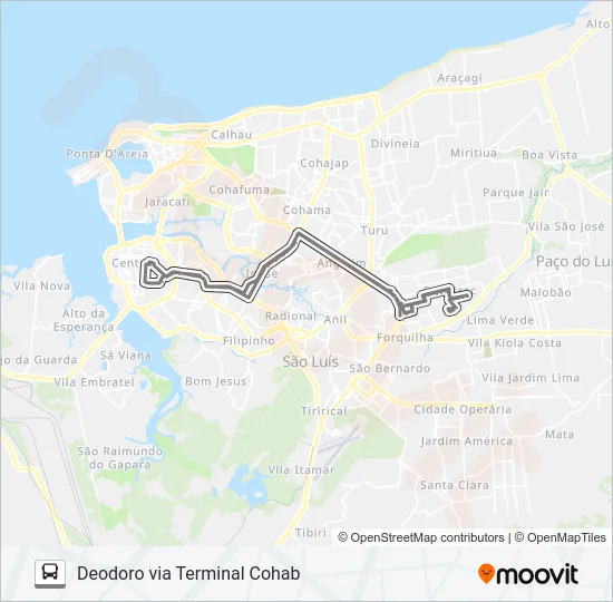 T091 ALVORADA / IPASE Bus Line Map