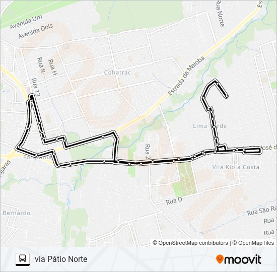 A994 LIMA VERDE / TERMINAL COHAB Bus Line Map