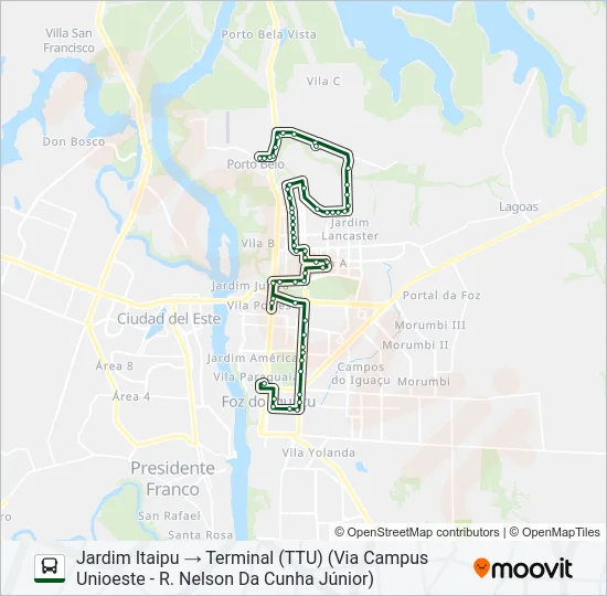 0065 UNIVERSITÁRIA Bus Line Map