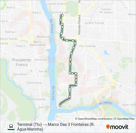 0110 SOHAB-M3 Bus Line Map