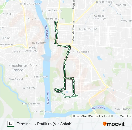 0110 SOHAB-M3 Bus Line Map