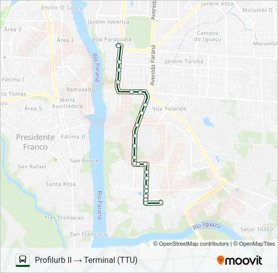 0110 SOHAB-M3 Bus Line Map