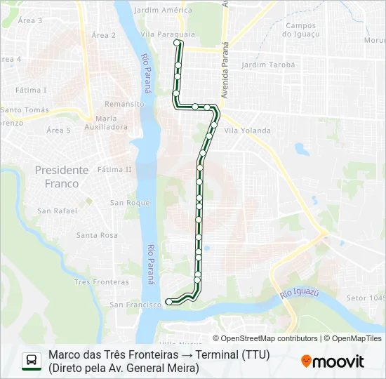 0110 SOHAB-M3 Bus Line Map