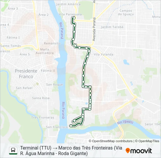 0110 SOHAB-M3 Bus Line Map