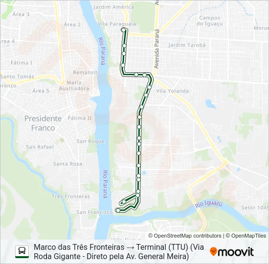 0110 SOHAB-M3 Bus Line Map