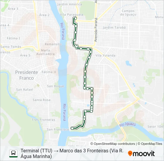 0110 SOHAB-M3 Bus Line Map