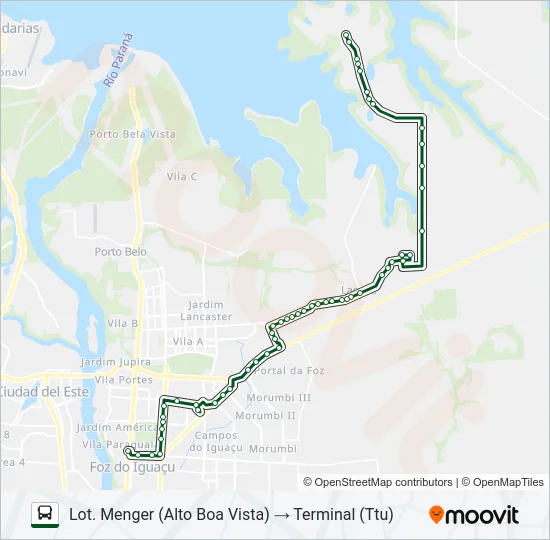 0255 LOT. MENGER Bus Line Map