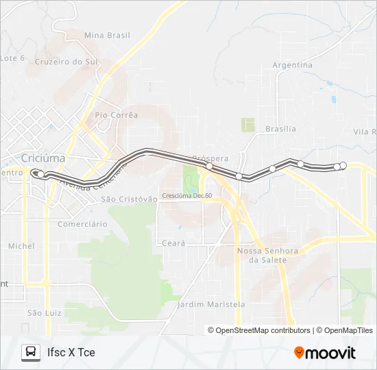 0226 IFSC X TCE Bus Line Map