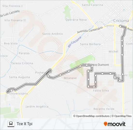 0511 SÃO LUIZ VIA FORUM /AV.SANTOS DUMONT Bus Line Map