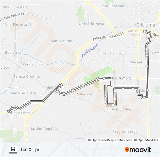 0511 SÃO LUIZ VIA FORUM /AV.SANTOS DUMONT bus Line Map