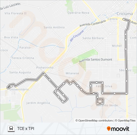 0503 FABIO SILVA Bus Line Map