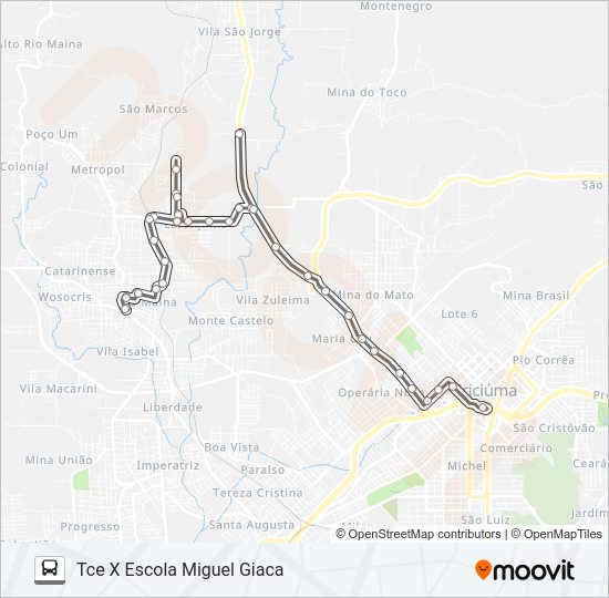 202B LARANJINHA VIA STARTEX CONFECÇÕES /UPA Bus Line Map