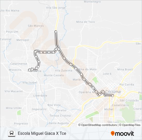 202C LARANJINHA VIA UPA /STARTEX CONFECÇÕES Bus Line Map