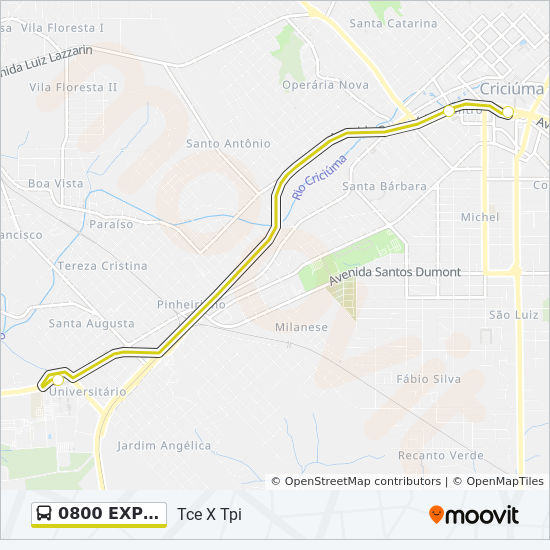 0800 Expresso Tpi Tce Route Schedules Stops Maps Tpi X Tce