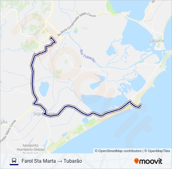 FAROL DE SANTA MARTA VIA CAMACHO bus Line Map