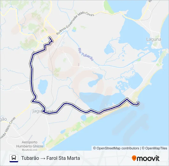 FAROL DE SANTA MARTA VIA CAMACHO Bus Line Map