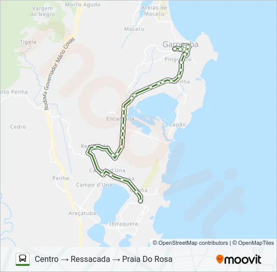 PRAIA DO ROSA Bus Line Map