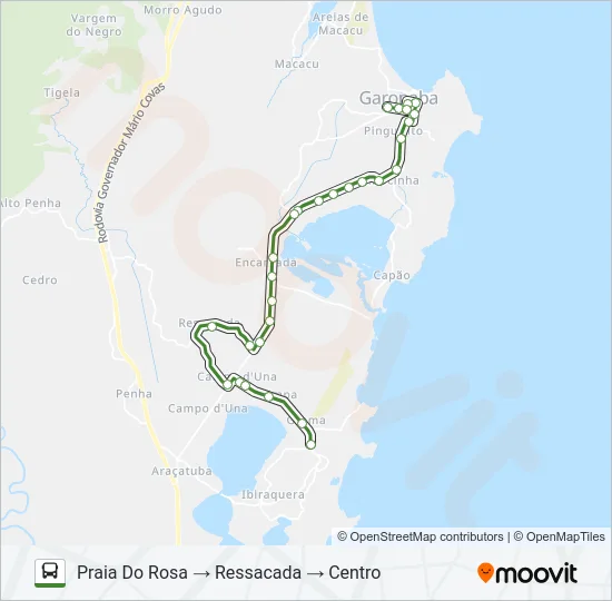 PRAIA DO ROSA Bus Line Map