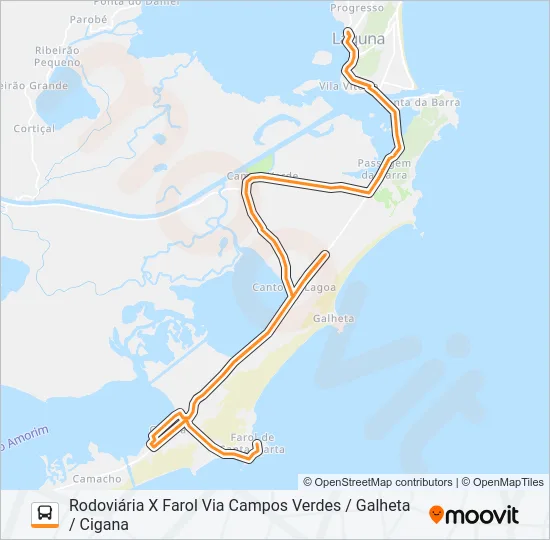 FAROL Bus Line Map