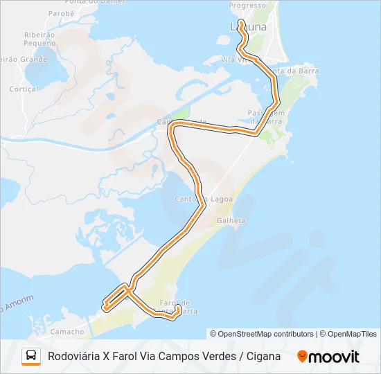 FAROL Bus Line Map