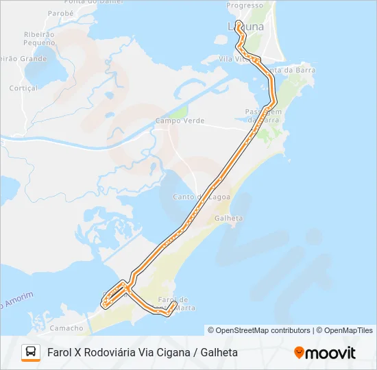 FAROL Bus Line Map