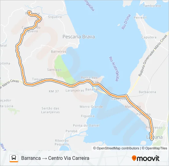 SIQUEIRO Bus Line Map