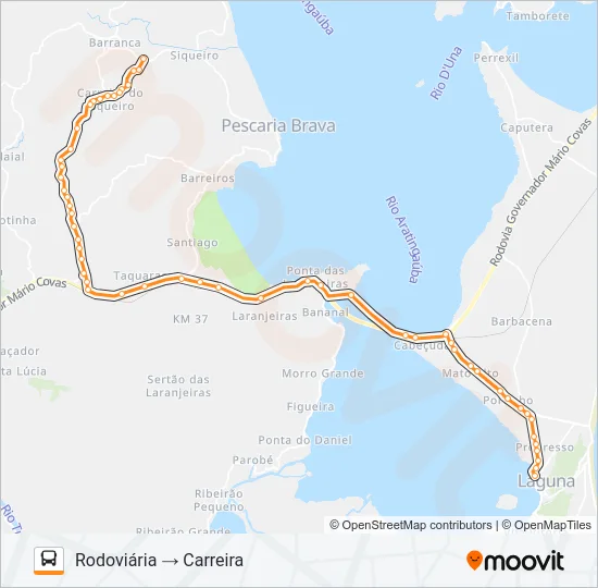 SIQUEIRO Bus Line Map