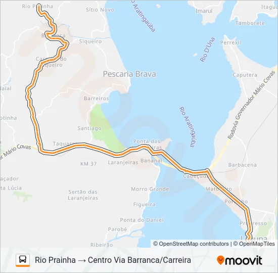 SIQUEIRO Bus Line Map
