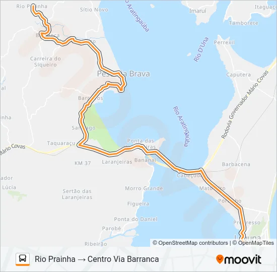 SIQUEIRO Bus Line Map
