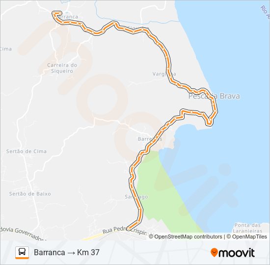 SIQUEIRO bus Line Map