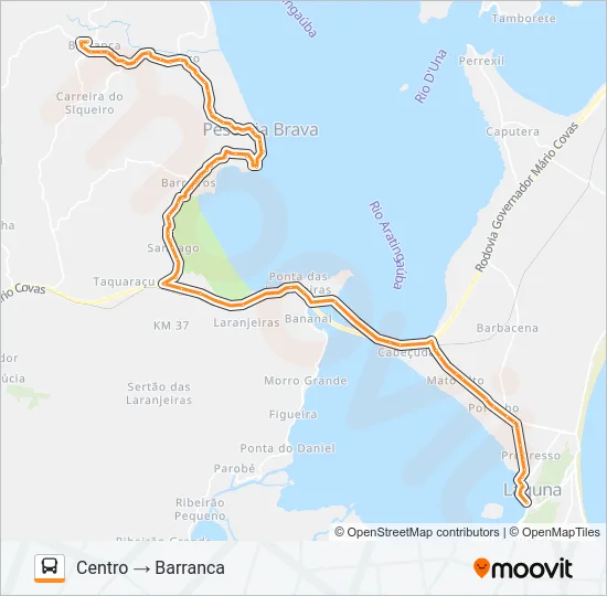 SIQUEIRO Bus Line Map