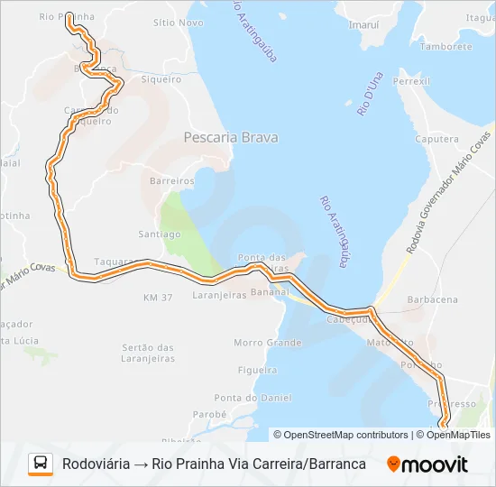 SIQUEIRO Bus Line Map