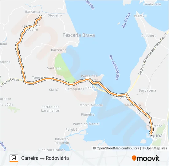 SIQUEIRO Bus Line Map