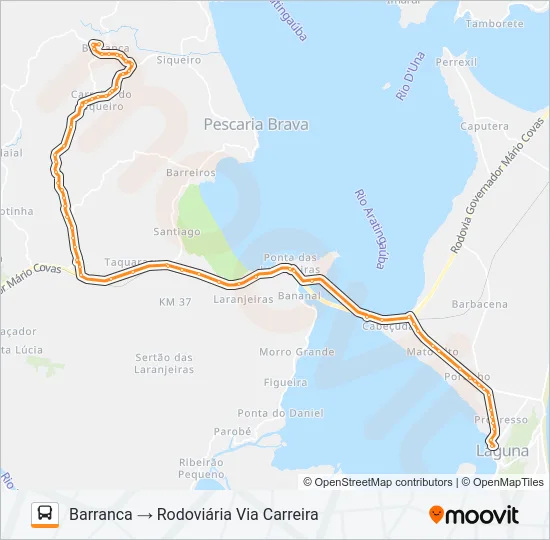 SIQUEIRO Bus Line Map