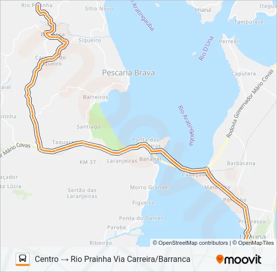 SIQUEIRO Bus Line Map