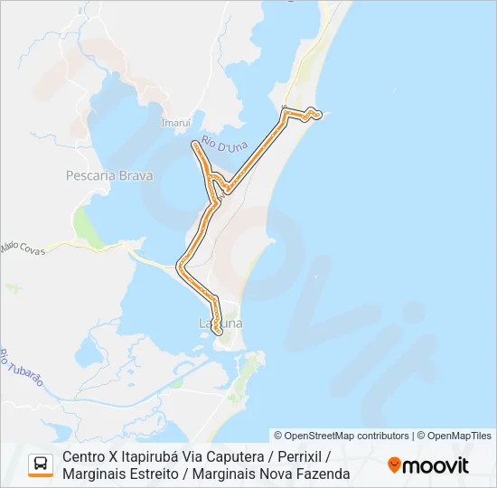ITAPIRUBÁ Bus Line Map