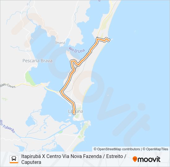 ITAPIRUBÁ Bus Line Map