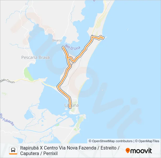 ITAPIRUBÁ Bus Line Map
