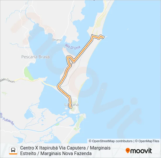 ITAPIRUBÁ Bus Line Map