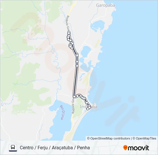 507 PENHA Bus Line Map
