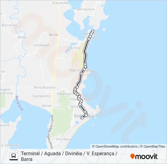 203 CIRCULAR BARRA/ARROIO Bus Line Map