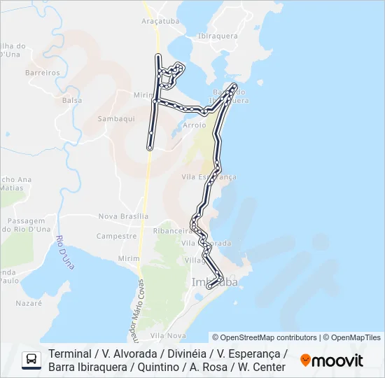 203 CIRCULAR BARRA/ARROIO Bus Line Map