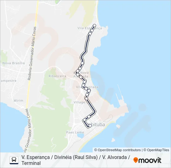 203 CIRCULAR BARRA/ARROIO Bus Line Map