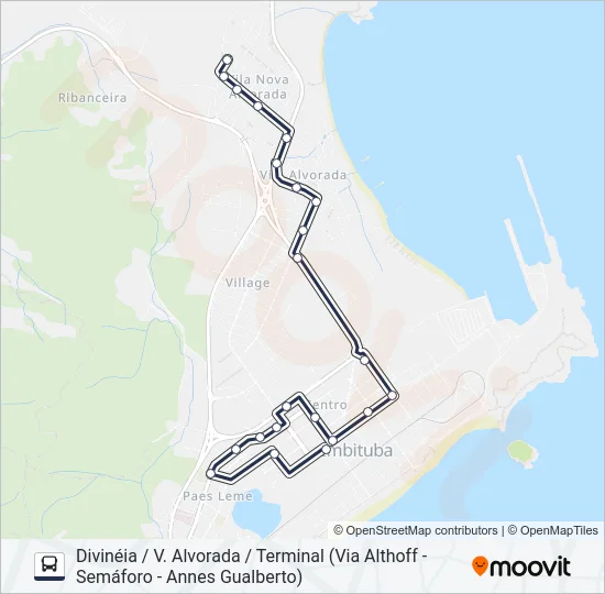 203 CIRCULAR BARRA/ARROIO Bus Line Map