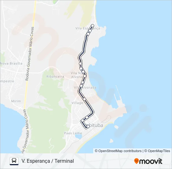 203 CIRCULAR BARRA/ARROIO Bus Line Map