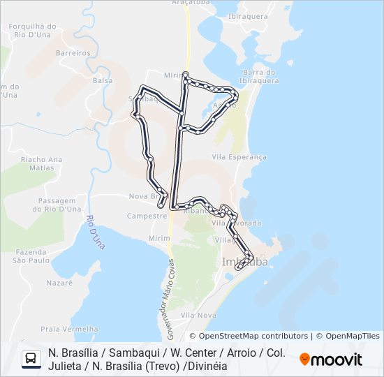 203 CIRCULAR BARRA/ARROIO bus Line Map
