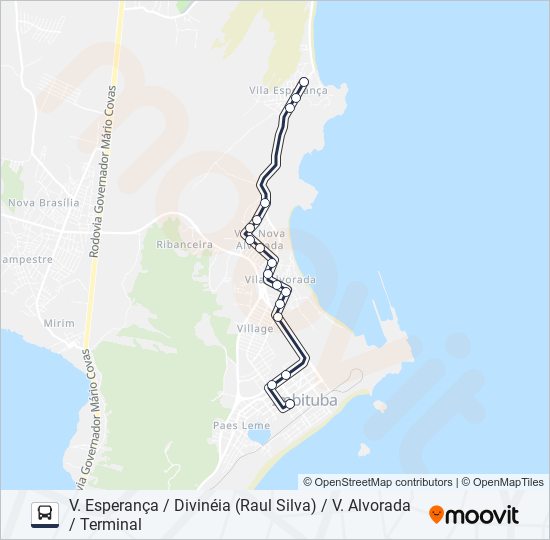 203 CIRCULAR BARRA/ARROIO bus Line Map