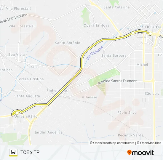 0800 EXPRESSO TPI / TCE Bus Line Map